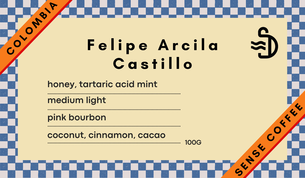 Colombia Huila Felipe Arcila Tartaric Acid, Cinammon (Onde-Onde)